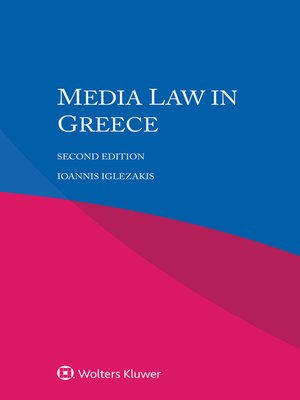 cover image of Media Law in Greece